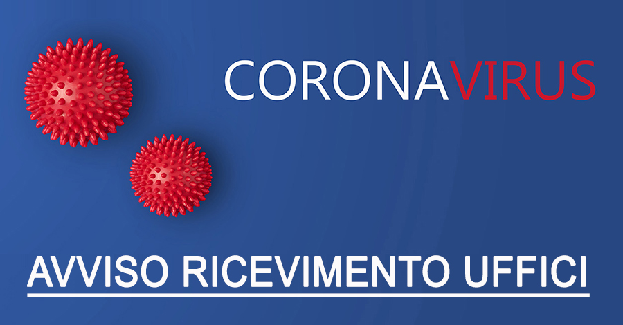 Al fine di evitare assembramenti e di garantire la sicurezza degli utenti e dei dipendenti, gli uffici comunali riceveranno in sede solo ed esclusivamente per appuntamento